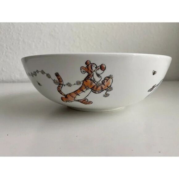 Disney Winnie the Pooh & Friends Daisy Chain  9” Ceramic Serving Bowl Spring NEW - Picture 5 of 10